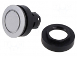 Switch: push-button | 22mm | silver | depending on the holder | IP65