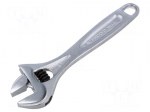 Wrench: adjustable | Jaw capacity: 27mm | Overall len: 206mm
