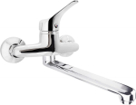 Wall-mounted kitchen faucet