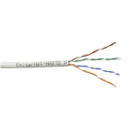 Kabel Emiter Net UTP (U/UTP) kat.5e 350MHz, drut, standard, szary