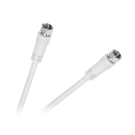 Koaksiaalv&otilde;rgud // Koaksiaalkaablite pistikud, tarvikud ja t&ouml;&ouml;riistad // Kabel wtyk F - wtyk F 1,8m biały