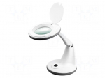 Desk magnifier | with backlight | 3dpt | &Oslash;100mm | Illumination: LED