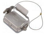 Protection cover | size 6B | Han-INOX&reg; | IP65,IP67 | with latch