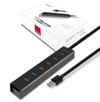 AXAGON HUE-SA7BP - hub - 7 porte