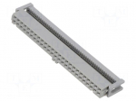 Connector: IDC | plug | female | PIN: 50 | 891 | straight | 2.5A | IDC | 2x25