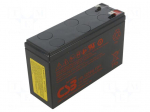 Re-battery: acid-lead | 12V | AGM | maintenance-free | 24W