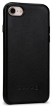 Back panel cover Evelatus Apple iPhone 7/8/SE2020/SE2022 Leather Case Prestige Black