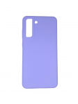 Back panel cover Evelatus Samsung Galaxy S21 FE Premium Soft Touch Silicone Case Pale Purple