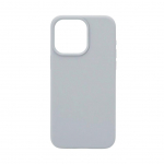 Back panel cover Evelatus Apple iPhone 15 Pro Premium Magsafe Soft Touch Silicone Case New Function Grey Blue