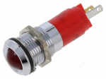 Indicator: LED | blinking | red | 3.5&divide;13VDC | &Oslash;14mm