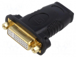 Adapter | DVI-D (24+1) socket,HDMI socket | black