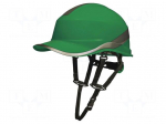Protective helmet | Size: 55&divide;62mm | green | ABS | DIAMOND V UP | 1kV