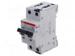 Circuit breaker | 415VAC | Inom: 4A | Poles: 2 | for DIN rail mounting
