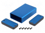 Enclosure: with panel | 1455 | X: 54mm | Y: 80mm | Z: 23mm | aluminium