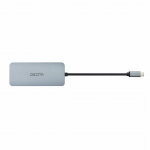 Dicota USB-C 8-in-1 Multi Hub 4K PD 100W silver