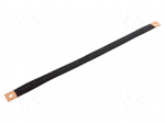 Braids | insulated earthing tape | W: 20mm | 25mm2 | &Oslash;1: 9mm | &Oslash;2: 9mm