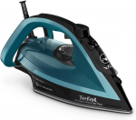 Iron TEFAL  FV6832E0 Steam Iron, 2800 W, Water tank capacity 270 ml, Continuous steam 50 g/min, Steam boost performance 260 g/min, Black/Blue