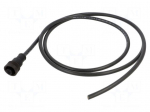 Cable: for sensors/automation | PIN: 4 | Len: 2m | plug | 400V | 12A | IP67