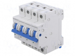 Circuit breaker | 230/400VAC | Inom: 16A | Poles: 3+N | Charact: C | 6kA