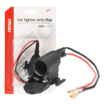 Auto- ja mootorrattatooted, elektroonika, navigatsioon, CB raadio // Auto elektroonikakomponendid : Installatsioonikaablid : Kaitsealused : &Uuml;hendused // Gniazdo zapalniczki samochodowej z klapką 12v 24v amio-04128