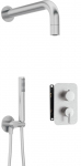 Concealed shower set with mixer BOX - with hand shower
