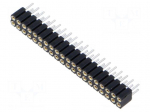 Connector: pin strips | socket | female | PIN: 40 | THT | 2.5A | 100V | 2mm