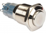 HIGH ROUND METAL SWITCH DPDT 2NO 2NC