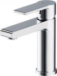 Wahbasin faucet Brasco with click-clack waste,