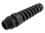 Cable gland | with strain relief | NPT3/4" | IP68 | polyamide | black