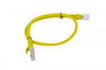 PATCHCORD KAT.5E UTP 3M Ż&Oacute;ŁTY FLUKE PASSED LANBERG 10-PACK