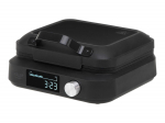 Adler Waffle Maker with LED Display | AD 3087 | 2200 W | Number of pastry 2 | Belgium | Black