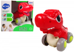 Dinozaur Na K&oacute;łkach T-Rex Czerwony Figurka