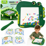 M&auml;nguala | PC | Konsoolid | Tarvikud // Harivad m&auml;nguasjad | Interaktiivsed | Loomingulised | Kunstilised // Tablica Magnetyczna Edukacyjna Dinozaur Pad Układanka Zielona