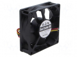 Fan: DC | axial | 24VDC | 80x80x25mm | 90m3/h | 40dBA | ball | 4500rpm