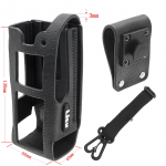 Hard Leather Carry Case Belt Loop for MTP810Ex Radio