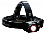 Torch: LED headtorch | IP54 | waterproof | 700lm | 25h | ZOOM 700R-C