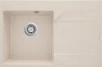 Granite sink 1-bowl with drainer - right