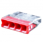 Splicing connector, 4x 0.5-2.5mm&sup2;, 24A, 450V, 100pcs