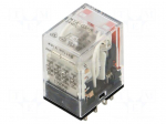 Relay: electromagnetic | 4PDT | Ucoil: 24VDC | Icontacts max: 6A | MY4