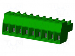 Connector: pluggable terminal block | plug | female | 10A | 300V | 1x9