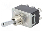 Switch: toggle | Pos: 2 | DPDT | ON-ON | Leads: for soldering