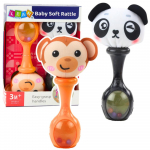 M&auml;nguala | PC | Konsoolid | Tarvikud // M&auml;nguasjad ja m&auml;ngud lastele // Zestaw Grzechotki Sensoryczne Z Miękką Piłeczką Małpka Panda 2szt