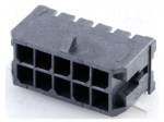 Connector: wire-board | socket | male | PIN: 10 | Micro-Fit 3.0 | 3mm