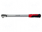 Wrench: torque | 381mm | 20&divide;100Nm | 3/8" | HD