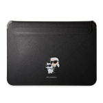 Karl Lagerfeld Saffiano Karl and Choupette Computer Sleeve 13/14" / black