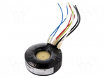 Transformer: toroidal audio | 50VA | 115/115VAC | 200V | 15V | 100mA | 2A