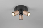 Trio Gillan spotlight 3-pc GU10 coffee brown gaismeklis 814530365 4017807640441
