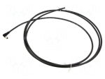 Cable: for sensors | PIN: 4 | M5 female | angled | 2m | plug | 60VDC | 60VAC