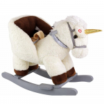 M&auml;nguala | PC | Konsoolid | Tarvikud // M&auml;nguasjad ja m&auml;ngud lastele // Koń Jednorożec Na Biegunach Bujak Dla Malucha Biały Beżowy