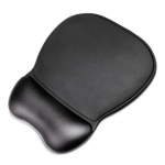 Computer mouse Wozinsky Ergonomic Mouse Pad and Wrist Rest Gel Eco Leather Large Anti-Slip - Black